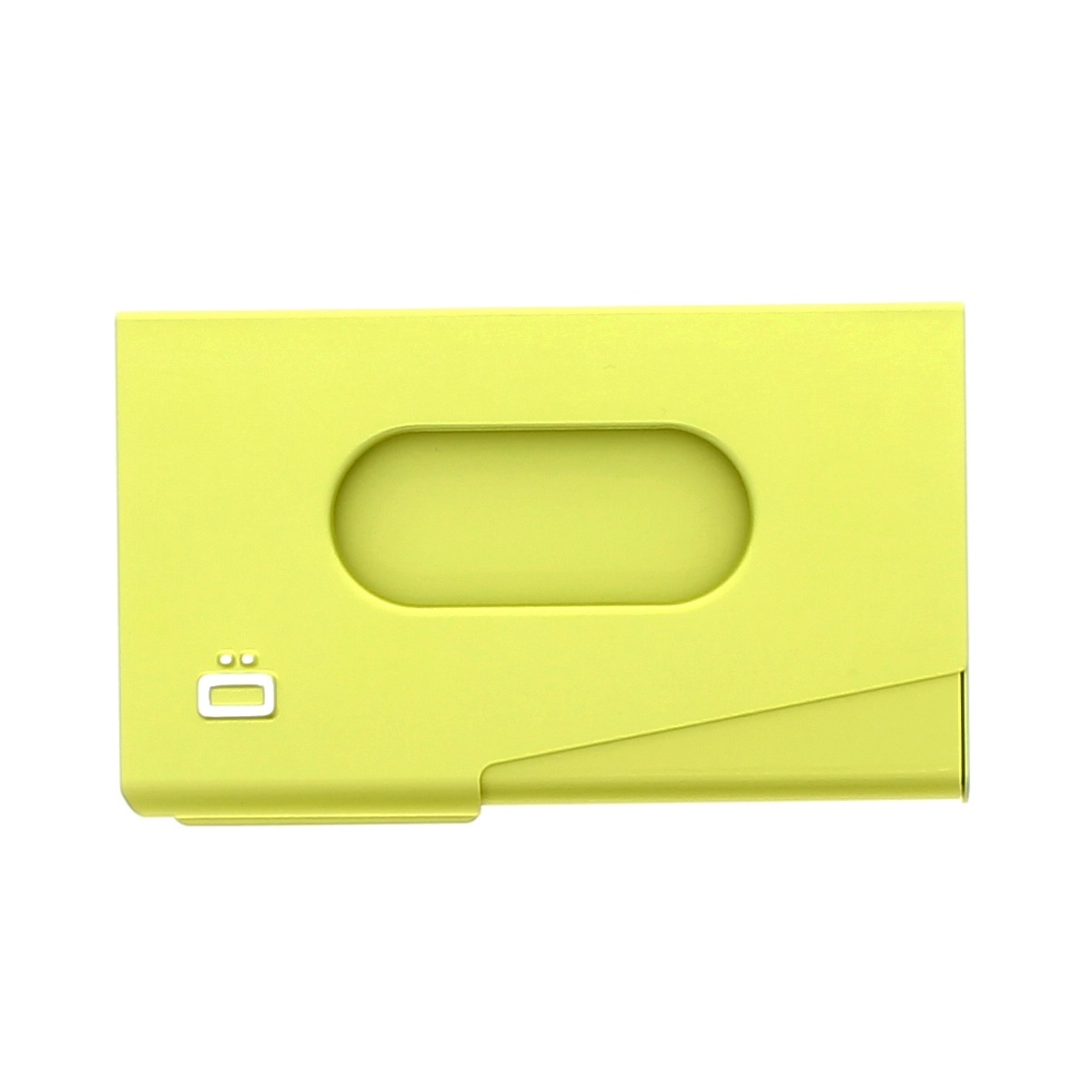 OGON Aluminum Business card holder One Touch - Green Lime